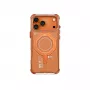 Skinarma Magma Magnetic Charging Case, skirta iPhone 17 Pro Max, oranžinė