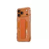 Skinarma Helio Case for iPhone 17 Pro Max Magnetic Charging + Grip Stand Orange