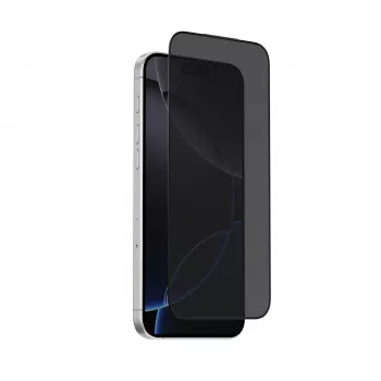 Skinarma Privacy Tempered Glass Screen Protector for Apple iPhone 15 Pro Max, 2-Way Privacy Filter, 9H Hardness, 0.33mm, Oleophobic Coating, Anti-Fingerprint, Bubble-Free Installation, Black