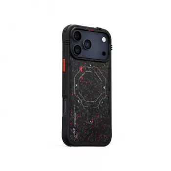 Skinarma Vektor Dėklas iPhone 17 Pro Magnetinis Įkrovimas Juodas