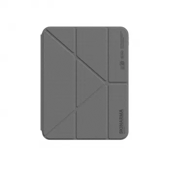 Dėklas Skinarma Zeta Folio iPad 11 (A16, 2025) / iPad 10.9 inch (10-os kartos, 2022) - Pilka