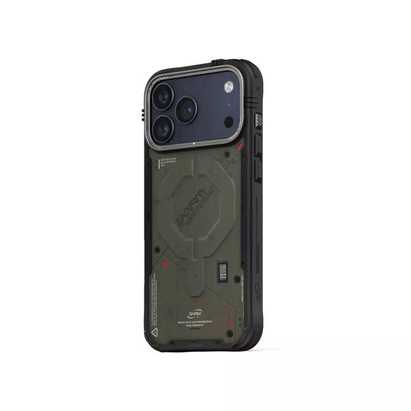 Skinarma Vigor MagSafe Dėklas, skirtas iPhone 17 Pro, Žalias