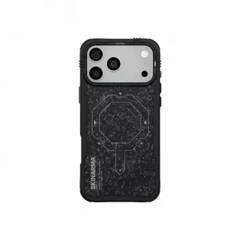 Skinarma Vektor MagSafe Case, skirtas iPhone 17 Pro, Onyx Black