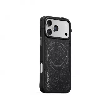 Skinarma Vektor MagSafe Case, skirtas iPhone 17 Pro, Onyx Black
