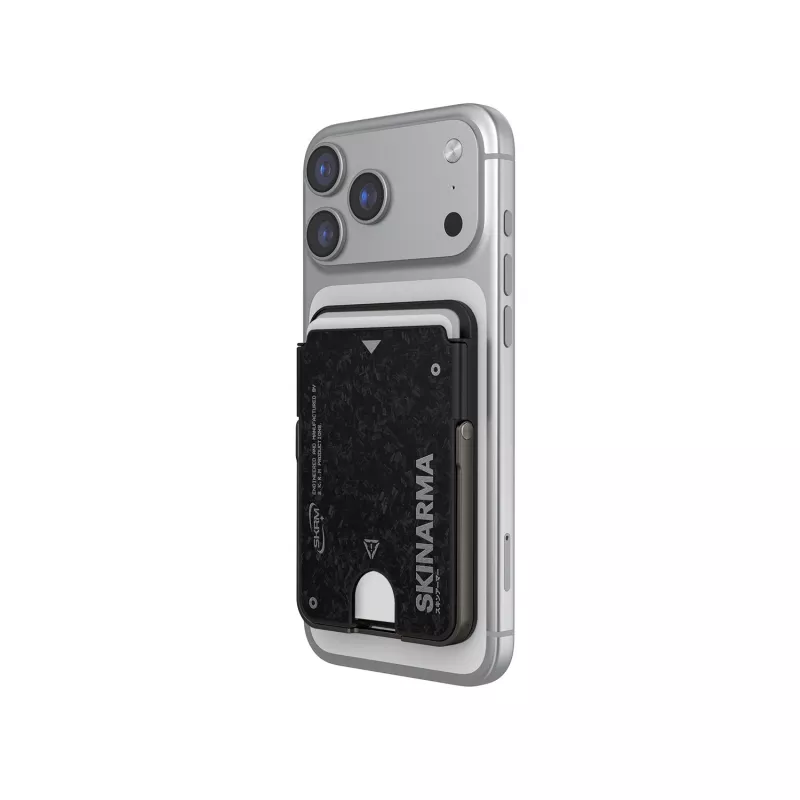 Skinarma Vektor Magnetic Smart Kick-Stand Case for Apple iPhone 15 Pro Max, Onyx