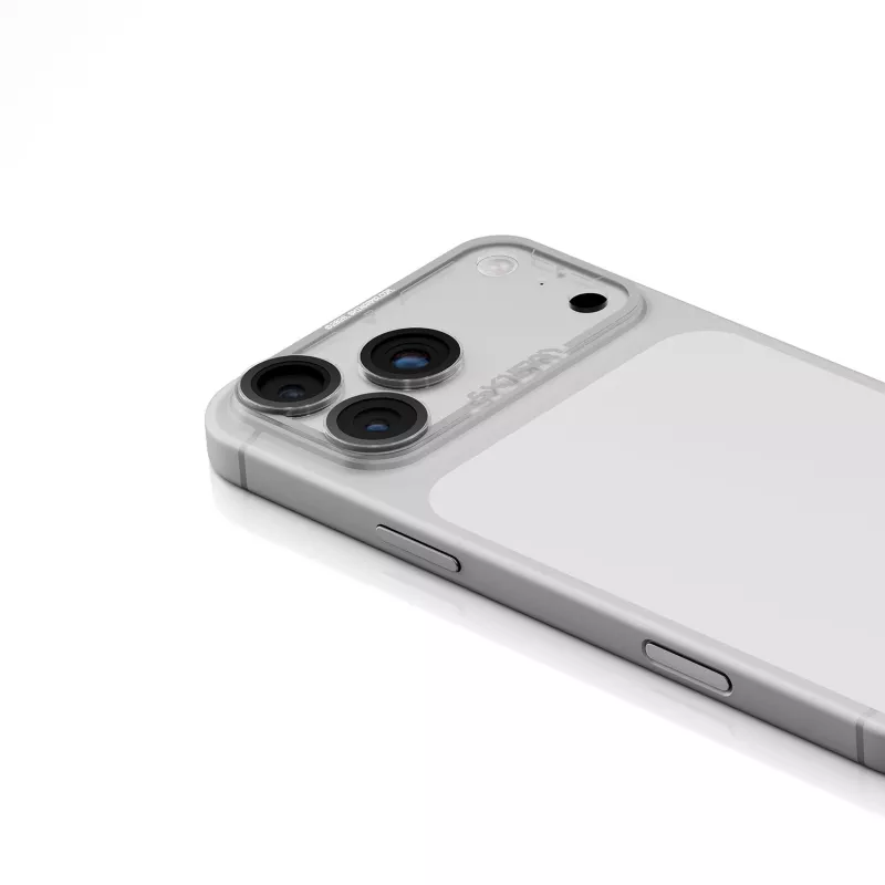 Skinarma Magma Full Matte Camera Lens Protector for iPhone 17 Pro - Pilka