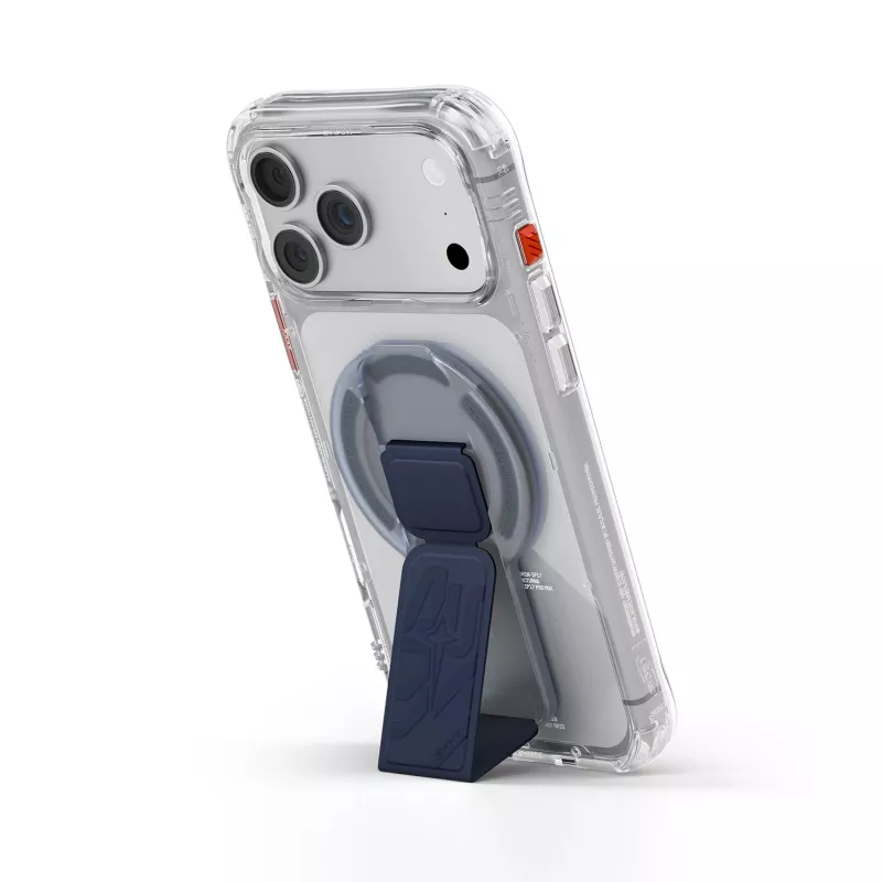 SKINARMA Arch XEPhaze Smart Grip-Stand Magnetic Phone Grip & Stand Blue