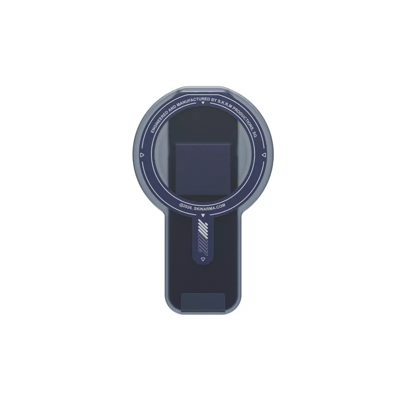 SKINARMA Arch XEPhaze Smart Grip-Stand Magnetic Phone Grip & Stand Blue