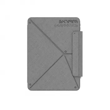 Skinarma Trilon Folio Case, skirtas iPad Air 11 colių (M2, 2024) / iPad Pro 11 colių (M4, 2024) – Pilka