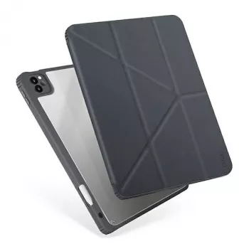 UNIQ Moven Dėklas, skirtas iPad Pro 11 (2021/2020) ir iPad Air 10.9 (2022/2020) su antimikrobine apsauga - Anglies Pilka