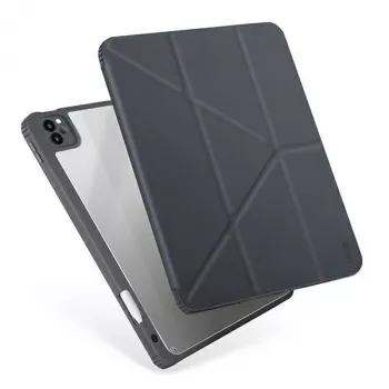 UNIQ Moven Folio Case, skirta iPad 10.2 (2021/2020/2019) - Anglies pilka