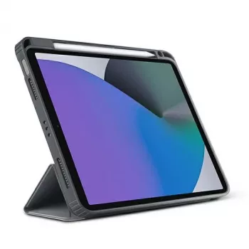UNIQ Moven Folio Case, skirta iPad 10.2 (2021/2020/2019) - Anglies pilka