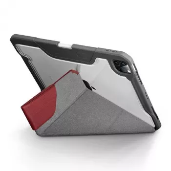 UNIQ Trexa Dėklas iPad Pro 11 colio 2021/2020 ir iPad Air 10,9 colio 2022/2020, Antimikrobinis, Raudonas