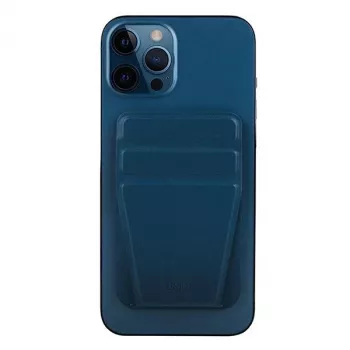 UNIQ Lyft Magnetic Snap-On Phone Stand and Card Holder - Blue