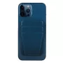 UNIQ Lyft Magnetic Snap-On Phone Stand and Card Holder - Blue