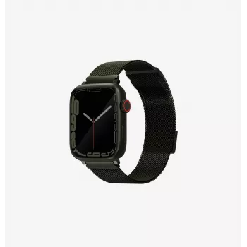 UNIQ Dante Apple Watch Strap Milanese Loop Stainless Steel Green 38/40/41mm Series 1-9/SE/SE2/SE3
