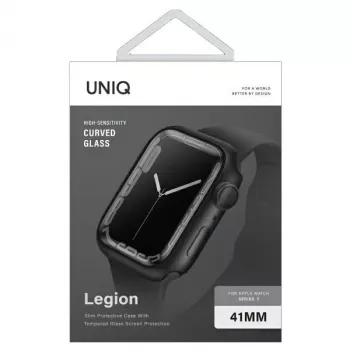 UNIQ Legion Watch Case for Apple Watch Series 7/8/9 41mm Black