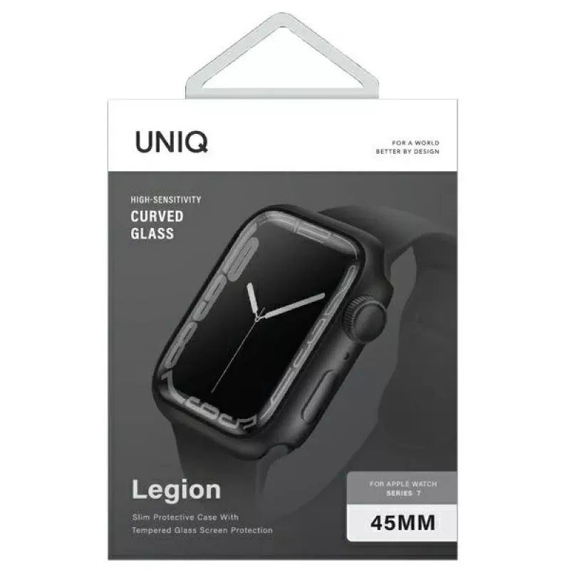 UNIQ Legion Apple Watch Case for Series 7/8/9 45mm Black