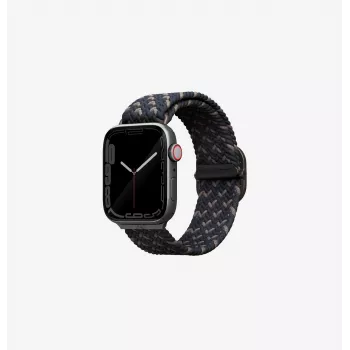 UNIQ Aspen Braided Strap for Apple Watch 46/45/44 mm Series 1/2/3/4/5/6/7/8/9/SE/SE2/SE3 - Pebble Grey