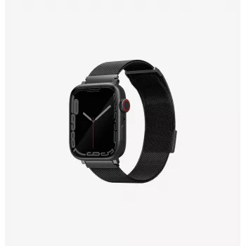 UNIQ Dante Apple Watch apyrankė iš nerūdijančio plieno, Starlight spalva, 38/40/41 mm, tinka Series 1-9 SE