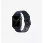 UNIQ Straden Leather Hybrid Strap for Apple Watch 42/44/45/49mm Blue