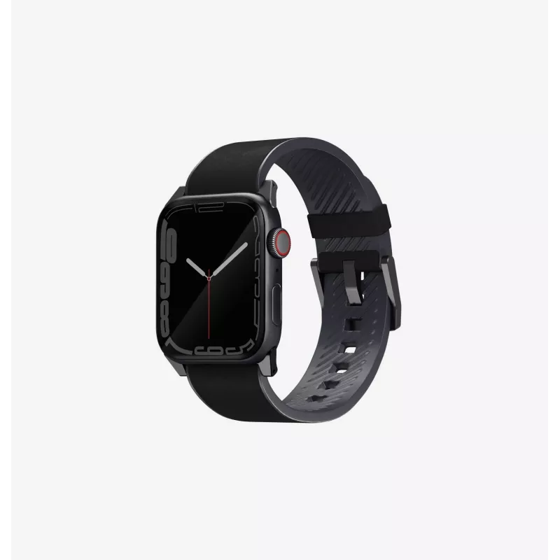 UNIQ Straden Leather Hybrid Strap for Apple Watch 42/44/45/49mm Blue