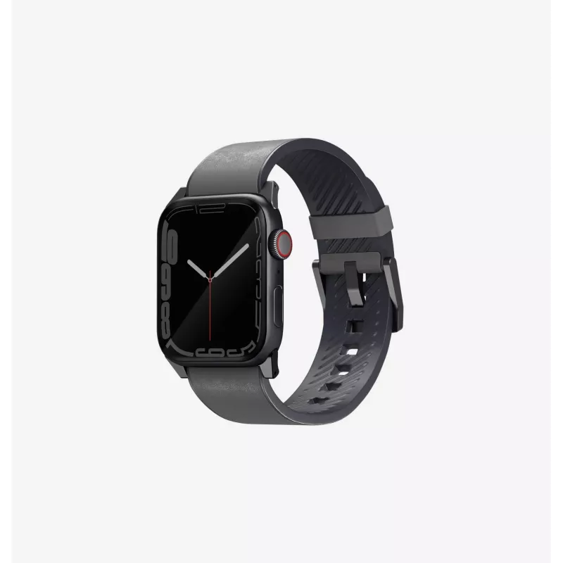 UNIQ Straden Leather Hybrid Strap for Apple Watch 42/44/45/49mm Blue