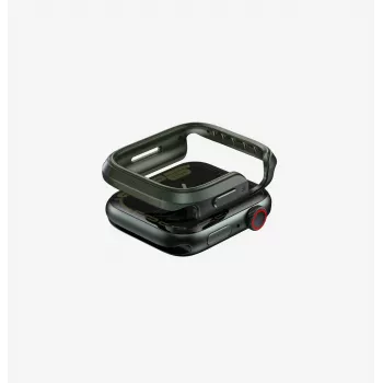 UNIQ Valencia Dėklas Apple Watch Series 4/5/6/7/8/9/SE/SE2/SE3 45/44mm Žalias