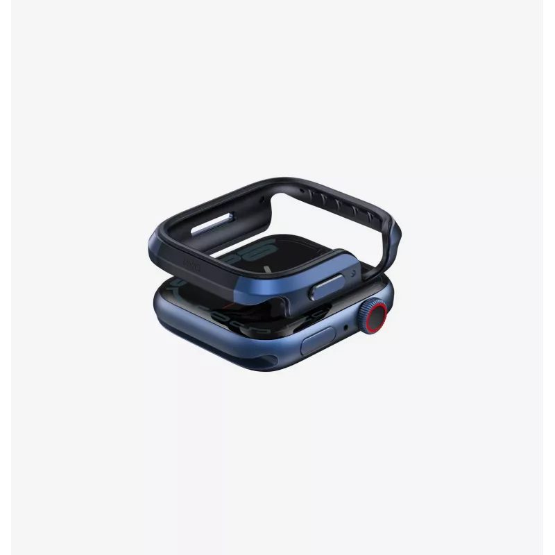 UNIQ Valencia Dėklas Apple Watch Series 4/5/6/7/8/9/SE/SE2/SE3 45/44mm Žalias