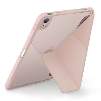 UNIQ Moven Antimicrobial Folio Case, skirta iPad Air 10.9 colio (2020/2022) ir iPad Air 11 colio (M2 2024) - Blush Pink