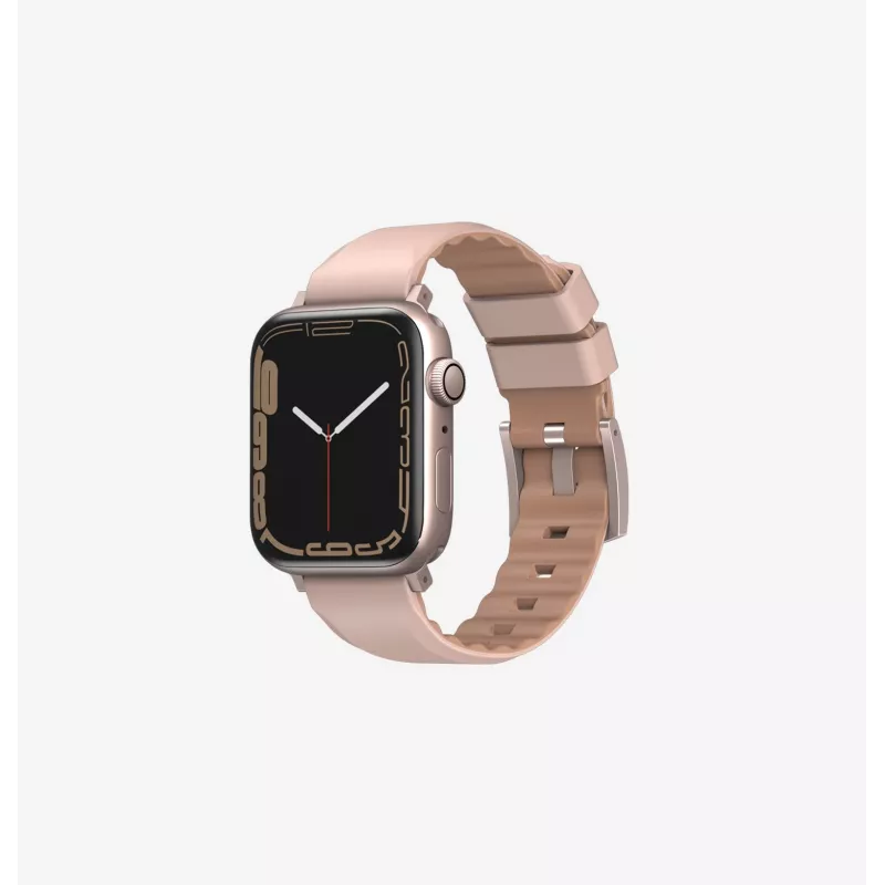 UNIQ Linus Airosoft Silicone Strap for Apple Watch 38/40/41mm - Chalk Grey