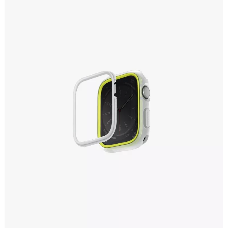 UNIQ Moduo Bumper Case for Apple Watch Series 4/5/6/7/8/9/SE/SE2/SE3 44/45mm Blush White