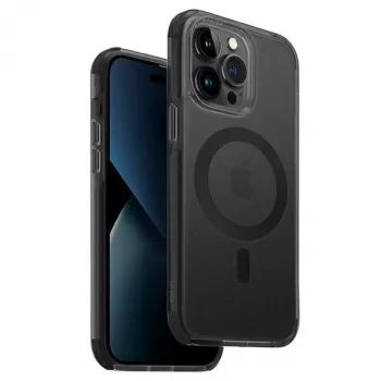 UNIQ Combat Case iPhone 14 Pro 6,1 colio MagClick Įkrovimas Betoninė Anglis