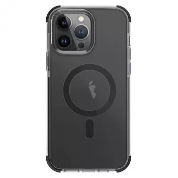 UNIQ Combat Case iPhone 14 Pro 6,1 colio MagClick Įkrovimas Betoninė Anglis