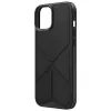Dėklas UNIQ Transforma, skirtas iPhone 14 Plus / 15 Plus 6.7 colio, Magclick įkrovimas, Ebony Black (juodmedžio juoda)