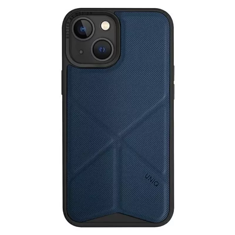UNIQ Transforma Folio Case, skirta iPhone 14 Plus / 15 Plus 6.7 col. Magclick įkrovimui, elektrinė mėlyna