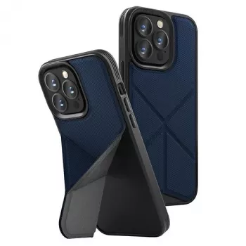 UNIQ Transforma Folio Case for Apple iPhone 14 Pro 6.1 inch with Magclick Charging - Electric Blue
