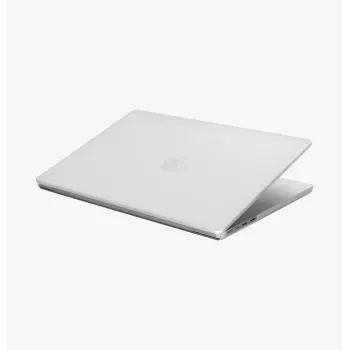 UNIQ Claro Hardshell Case, skirta MacBook Air 13 colių M2 (2022) / M3 (2024) / M4 (2025) / M5 (2026) - Matinis Skaidrus