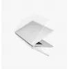UNIQ Claro Hard Shell Case, skirta MacBook Air 13 colių M2 2022 / M3 2024 / M4 2025 / M5 2026, Smoke Grey