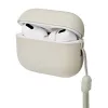 UNIQ Lino Silicone Case for AirPods Pro 2nd Generation (2022/2023) - Beige Ivory
