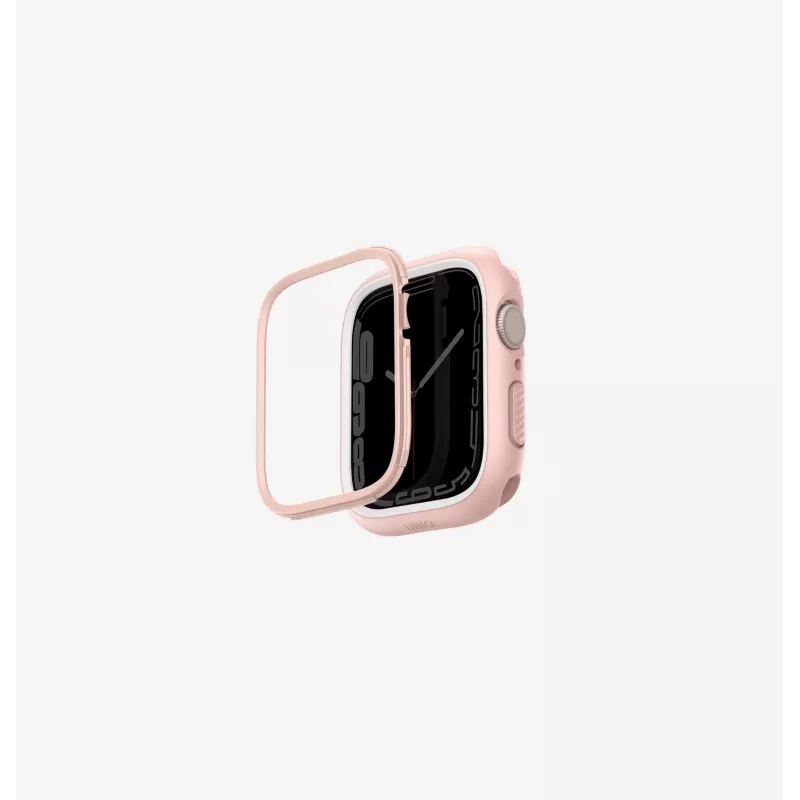 UNIQ Moduo Dėklas Apple Watch Series 4/5/6/7/8/9/SE/SE2/SE3 40/41mm Liepų/balta