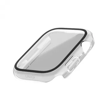 UNIQ Nautic Dėklas Apple Watch Series 7/8/9 41mm Skaidrus/Dove