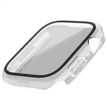 UNIQ Nautic Protective Case for Apple Watch Series 7/8/9 45mm, Clear/Transparent