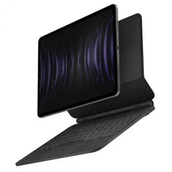 UNIQ Venno Magnetic Smart Keyboard Case, skirta iPad Pro 11 (2022/2021) ir iPad Air 10.9 (2022/2020) - Ebony Black