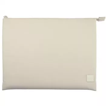 UNIQ Lyon Laptop Sleeve 14 colių Seasalt Light Beige Waterproof RPET