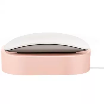 UNIQ Nova Wireless Charging Dock for Apple Magic Mouse 2 - Pink