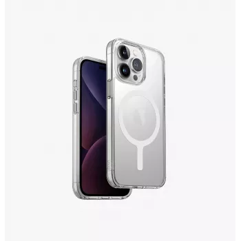 UNIQ LifePro Xtreme Dėklas, skirtas iPhone 15 Pro 6,1 colio, Magclick įkrovimui, Frost Clear
