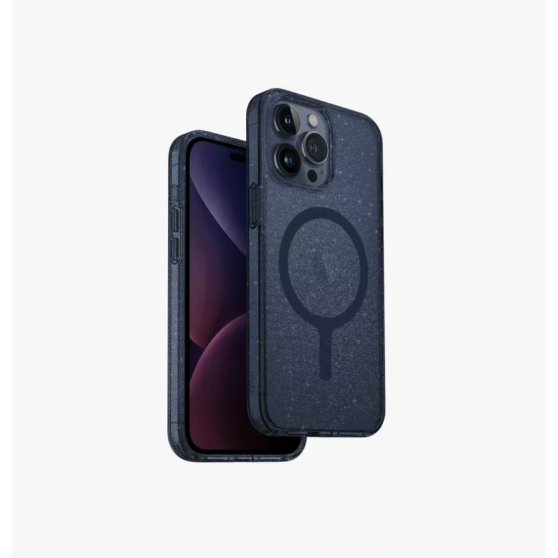 UNIQ LifePro Xtreme Dėklas, skirtas iPhone 15 Pro Max 6.7 colio, MagClick įkrovimas, permatomas blizgantis