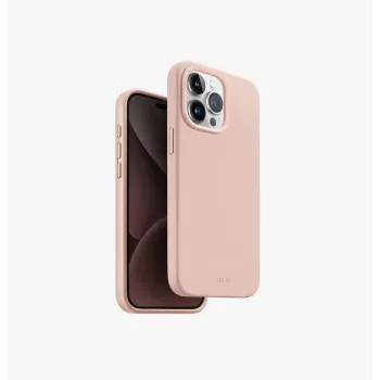 UNIQ Lino Hue Dėklas, skirtas Apple iPhone 15 Pro Max 6.7 colio, MagClick įkrovimas, Blush Pink