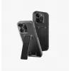 UNIQ Heldro Mount with Stand Case for iPhone 15 Pro Max 6.7 inch Lucent Clear